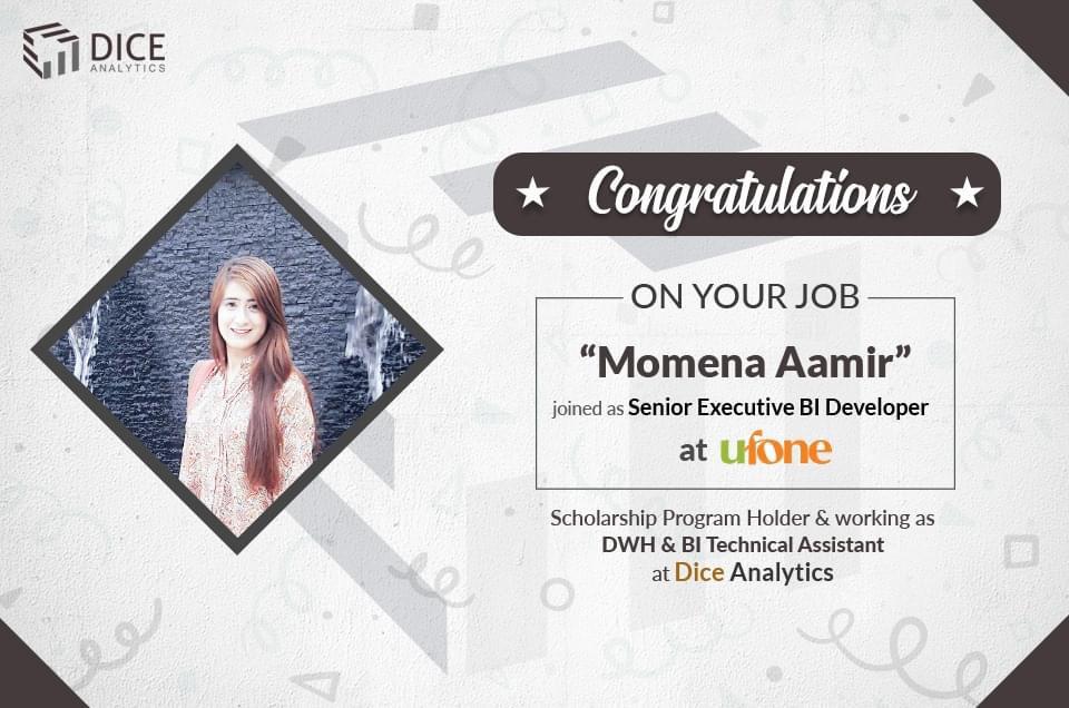 Momena Aamir - Senior Executive BI Developer
