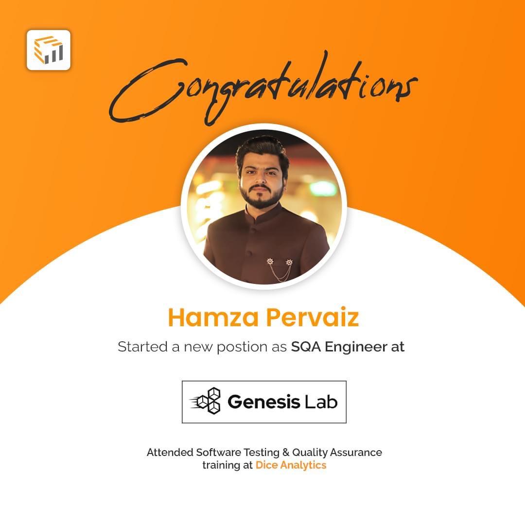 Hamza Pervaiz SQA Engineer